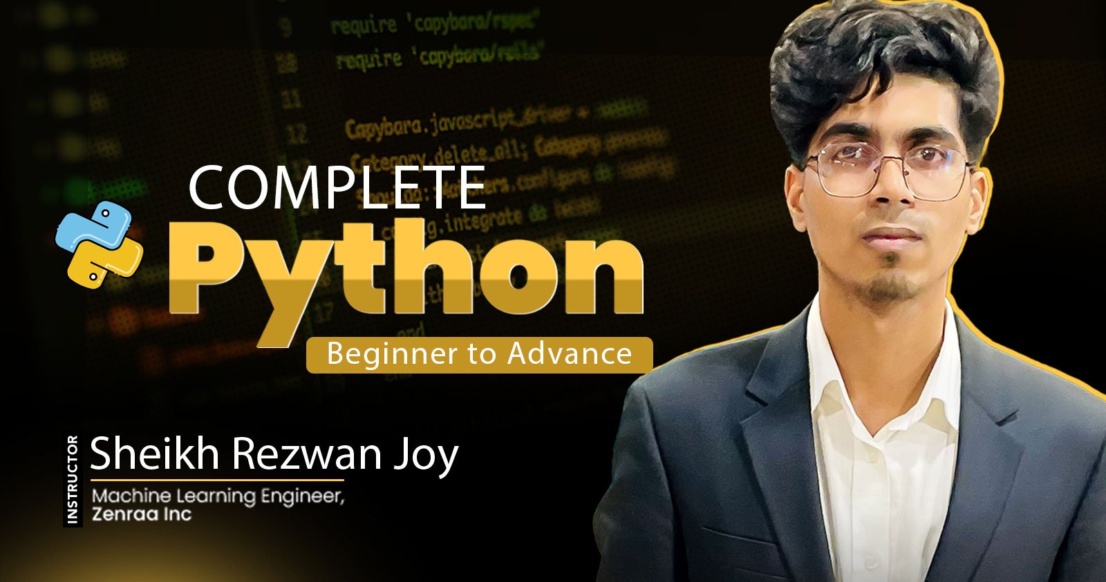 Complete Python Course: Beginner to Advanced