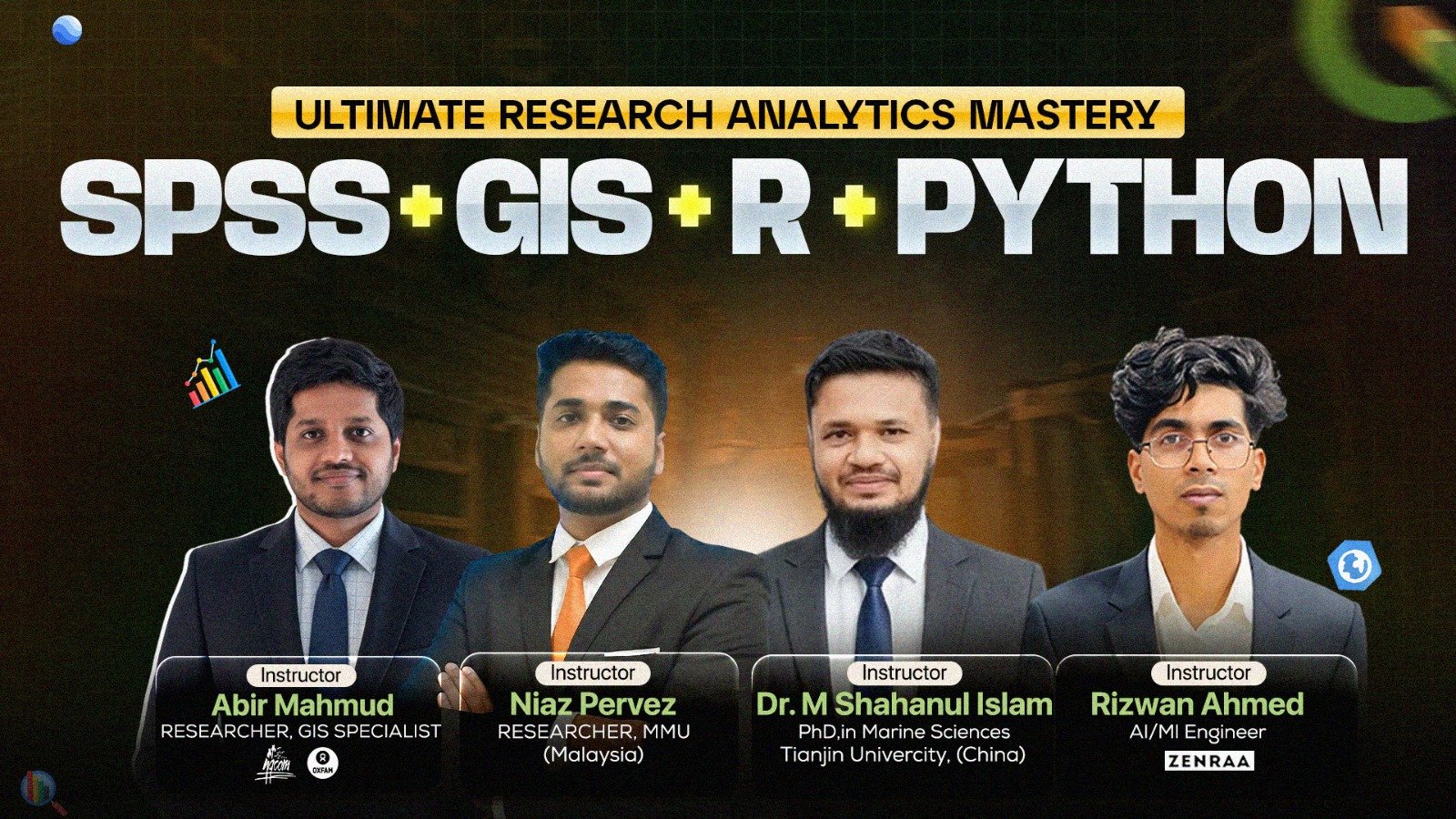 SPSS + GIS + R + Python: Ultimate Research & Data Analytics Bundle