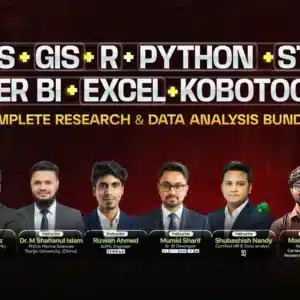 GIS + SPSS + R + STATA +KoboToolbox + NVivo + Python + Power BI + Excel: All-in-One Research Data Analytics