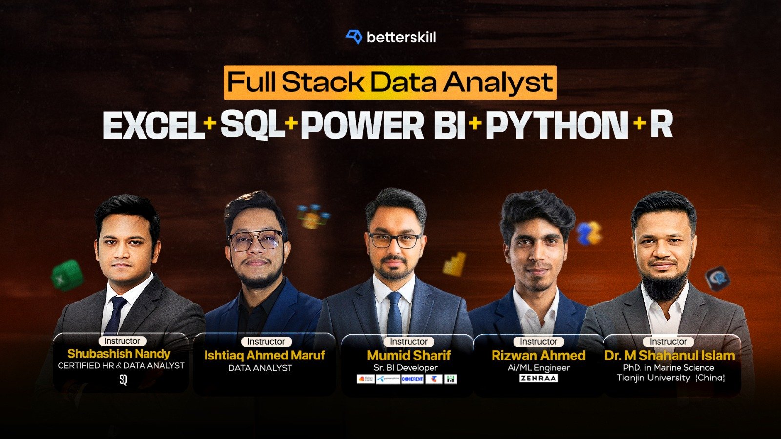 Full Stack Data Analyst: Excel, SQL, Power BI, Python & R Programming